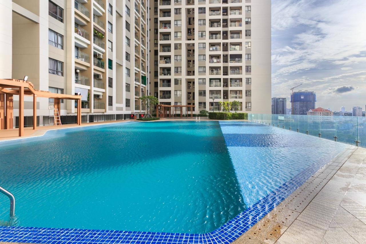 Luxury Gold Apartment 86 -Rooftop Pool Central City 胡志明市 外观 照片