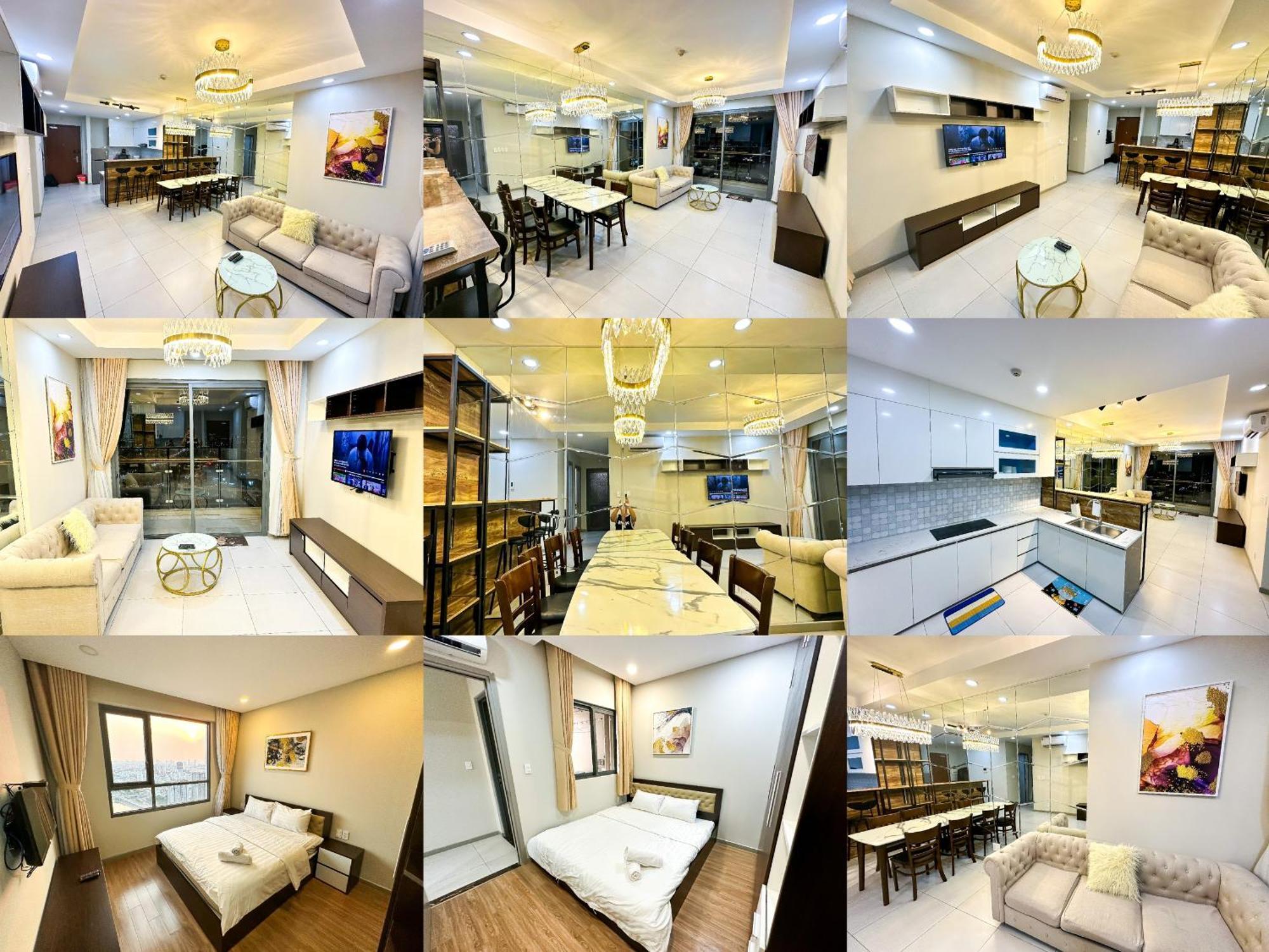 Luxury Gold Apartment 86 -Rooftop Pool Central City 胡志明市 外观 照片